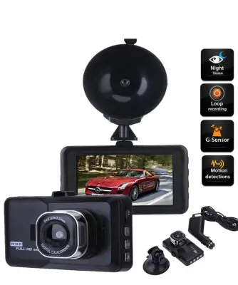 Q6B car camera กล้องติดรถยนต์ 3.0 นิ้ว Full HD 1080 จุดรถ DVR 3.0 นิ้วกล้องติดรถยนต์ IPS หน้าจอคู่เลนส์11