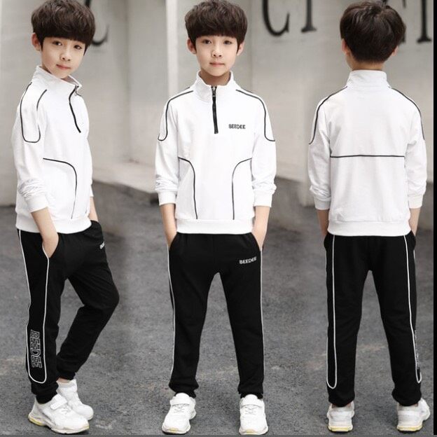 CB❤️สินค้าพร้อมส่ง❤️ ชุดเซ็ต 2 ชิ้น เสื้อผ้าเด็กโต เสื้อผ้าเด็กชาย-หญิง ชุดเด็กชายสไตล์เกาหลี รุ่น A79