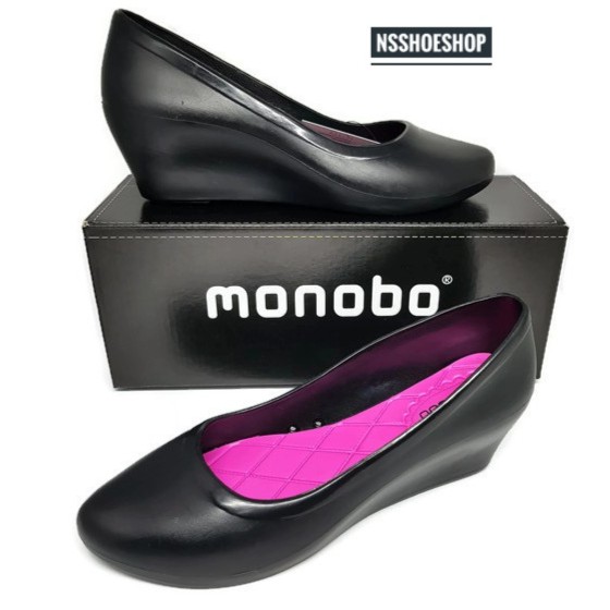 Monobo Berry โมโนโบ้ เบอรี่ รองเท้าคัชชูส้นเตารีด มีเก็บปลายทาง