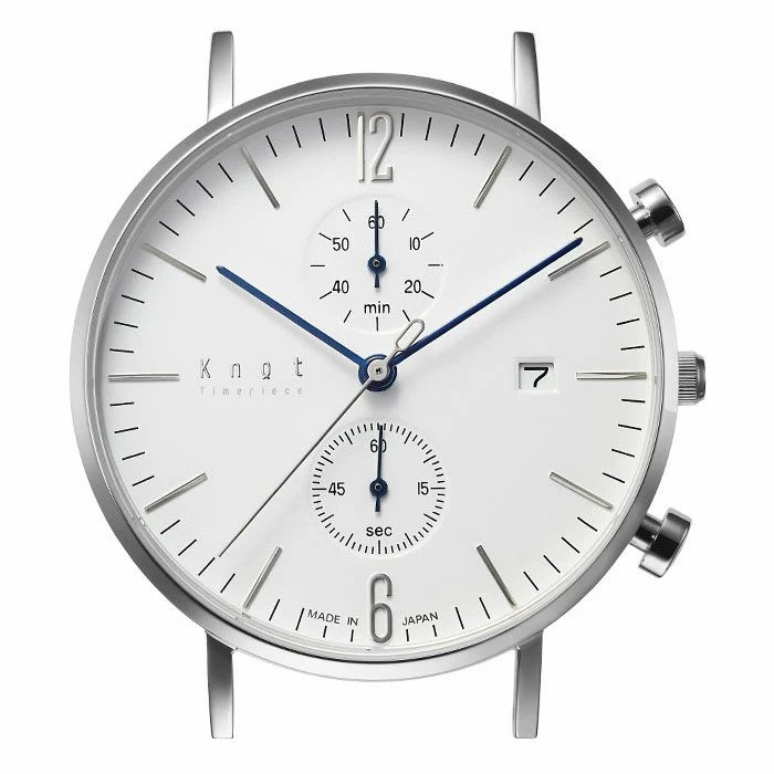 KNOT | นาฬิกาข้อมือ Chronograph ของแท้ (ผลิตในประเทศญี่ปุ่น ) Made in Japan รุ่น CC-39SVWH1 ราคา 7,750 บาท*ส่งฟรี