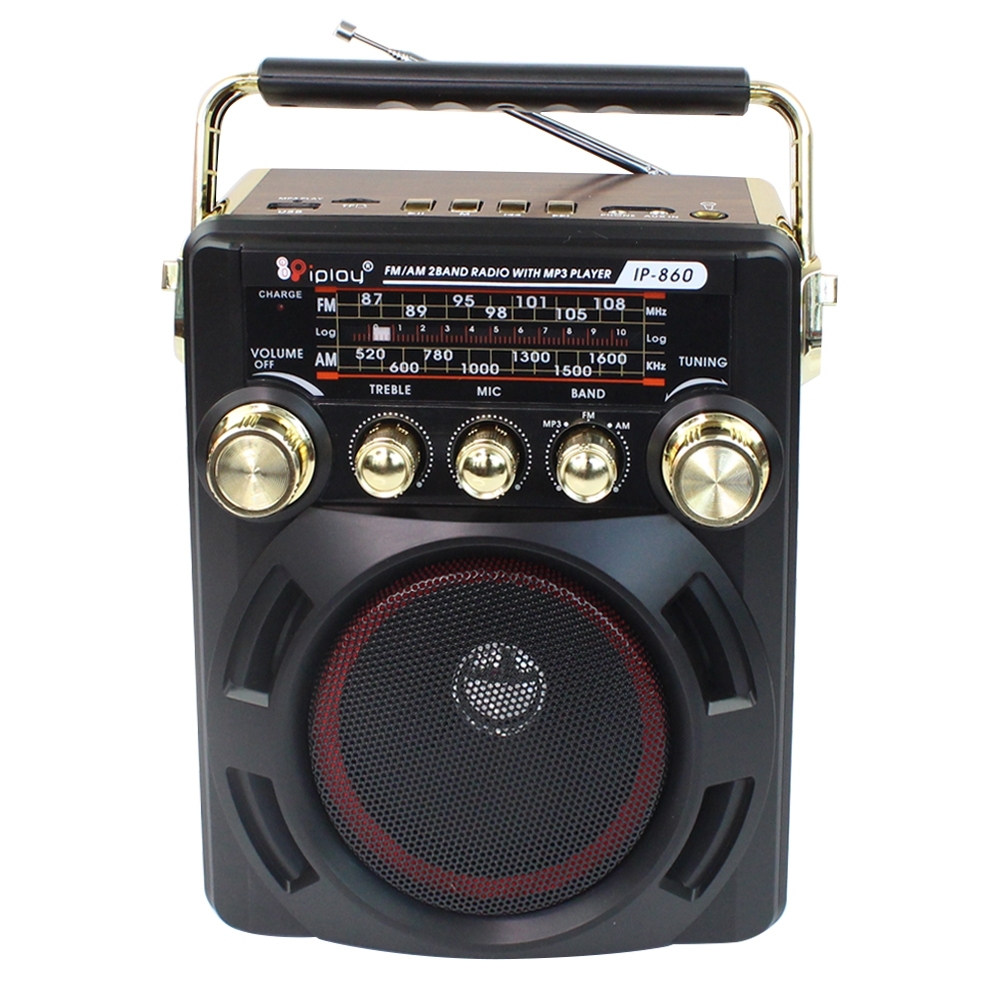Telecorsa วิทยุ IP-860 ฟังได้ทั้ง FM/AM/เล่นUSBได้/SD/MP-3/ รุ่น Portable-karaoke-box-microphone-radio-fm-usb-01d-K3-p