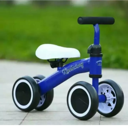 feitaiyang 2020NEW Dee taxt รถจักรยานเด็ก 1-3 ปี ฝึกการควบคุมทิศทาง+เพื่มกล้ามเนื้อขา จักรยานฝึกทรงตัว มี มอก. รถขาไถเด็ก รถทรงตัวเด็ก รุ่น（Blue）