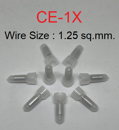 หางปลาหัวหมวก, หัวหมวกย้ำสายไฟ (Cap Closed End Terminal, Closed End Wire Connector)