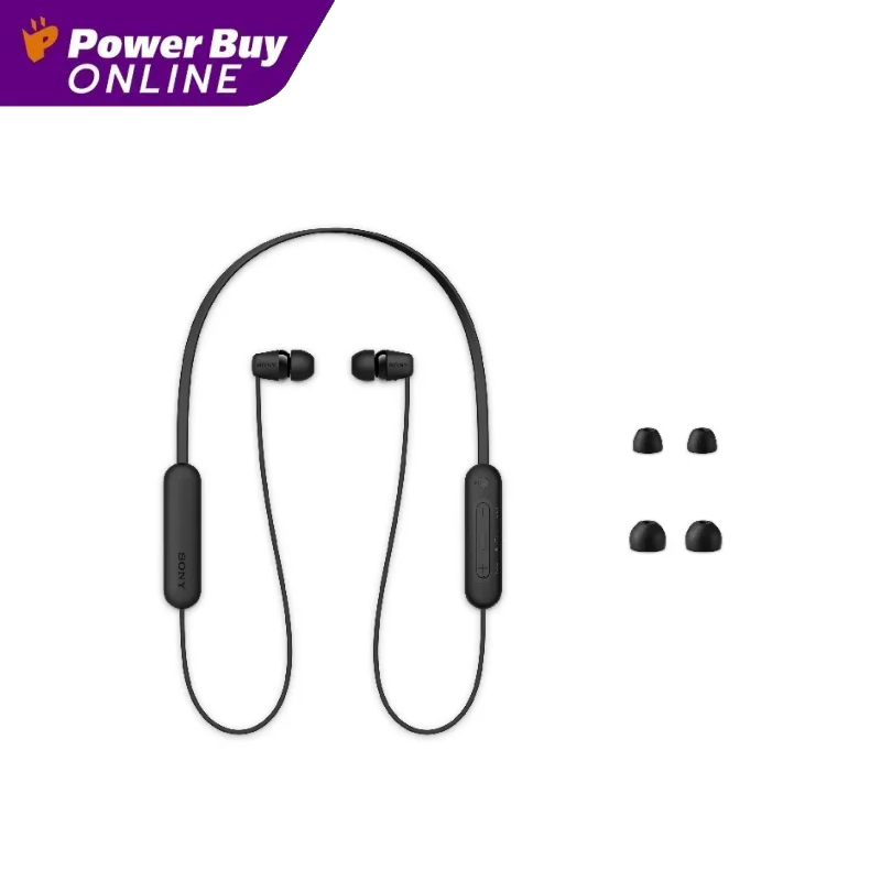SONY หูฟัง (สีดำ) รุ่น WI-C100/BZE ราคา 690 บาท*ส่งฟรี