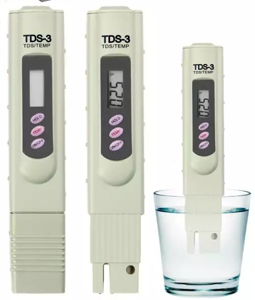 ปากกา TDS-3 Meter วัดคุณภาพน้ำและ+สารละลายรวมในน้ำ และอุณหภูมิ