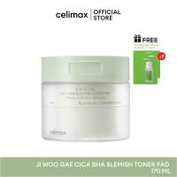 Celimax Ji Woo Gae Cica BHA Blemish Toner Pad 170ml เซลลีแมกซ์ แพดผลัดเซลล์ผิวอย่างอ่อนโยน ปลอบปละโลมผิว ลดความมัน สิวอุดตัน