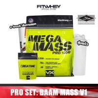 [ชุดโปรโมชั่นเซ็ต] VITAXTRONG BAAM MASS V1 (12 LB) MASS GAINER PROTEIN 70G | โปรตีนเพิ่มน้ำหนัก I FITWHEY