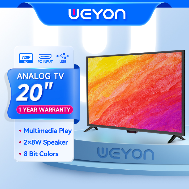 WEYON 20 นิ้ว LED TV อนาลอค ทีวี HD Ready (1xUSB, 1xHDMI) ราคาพิเศษ TCLG20B ราคา 1,799 บาท*ส่งฟรี
