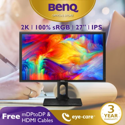 BenQ PD2700Q 27นิ้ว 2K sRGB IPS DualView Graphic Design Monitor (จอคอมงานกราฟฟิค,จอคอมพิวเตอร์27นิ้ว)