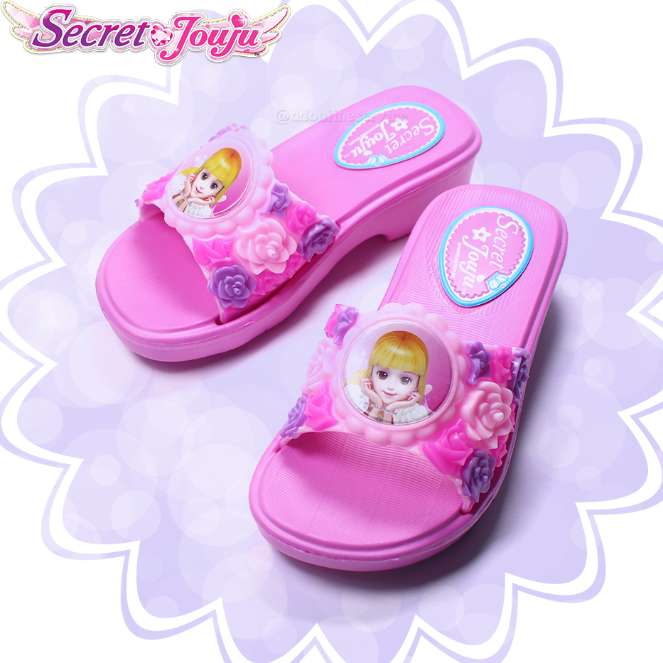 รองเท้าแฟชั่นเด็กผู้หญิง รองเท้าเด็กผู้หญิงมีส้น รองเท้าแตะแบบสวม รองเท้าเจ้าหญิง APPLE รุ่น P025