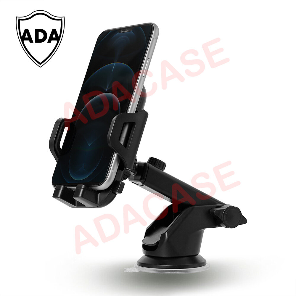 ADA Car Phone Holder ของแท้ ที่วางมือถือในรถหมุนได้360องศา แบบติดตั้งในที่วางแก้วน้ำ / แบบติดที่แดชบอร์ด/กระจกหน้ารถ / แรงดูดยึดแน่นแข็งแรงทนทาน