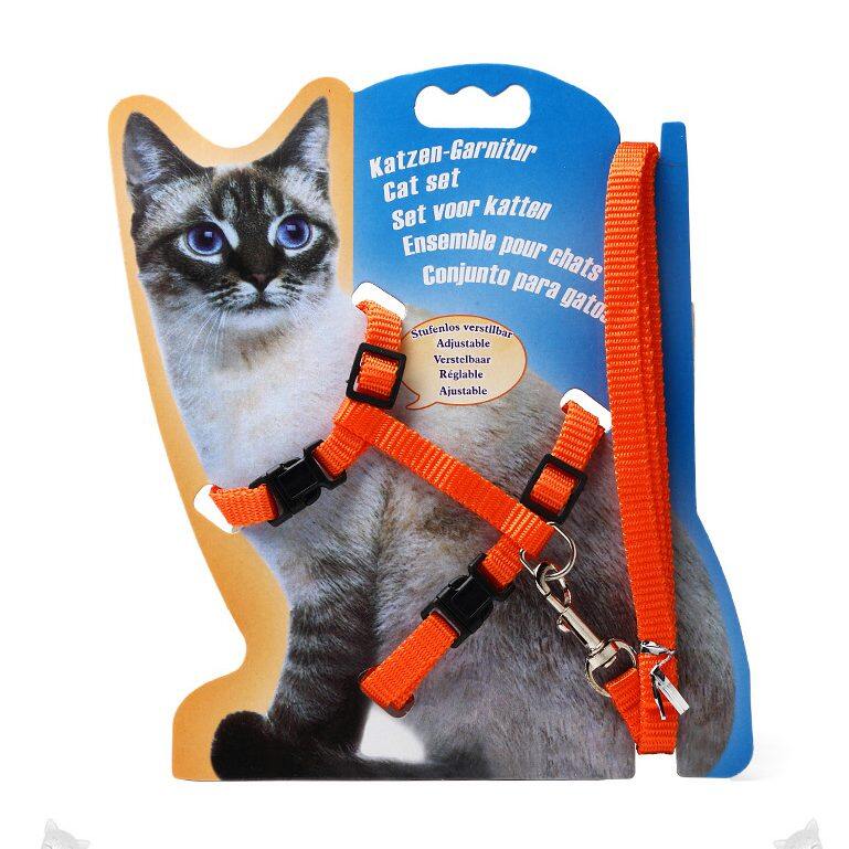 Cat Harness And Leash (S) สายจูงแมว สายจูงรัดอกแมว