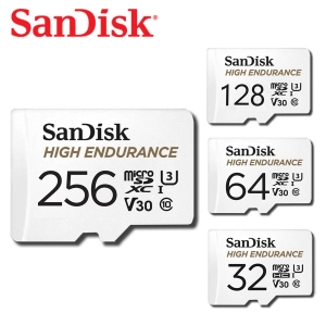 ภาพหน้าปกสินค้าSanDisk High Endurance microSDXC/ HC Card ความเร็ว100 MB/S ความจุ 32 GB 64 GB 128GB 256GB Class10 สำหรับ กล้องวงจรปิด เมมโมรี่การ์ด (SDSQQNR_GN6IA) การ์ดหน่วยความจำ แซนดิส ซึ่งคุณอาจชอบราคาและรีวิวของสินค้านี้