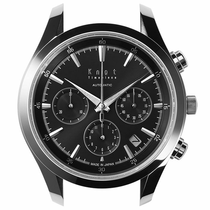 KNOT | นาฬิกาข้อมือ Automatic Chronograph ของแท้ (ผลิตในประเทศญี่ปุ่น ) Made in Japan รุ่น ATC-40SVBK ราคา 30,000 บาท*ส่งฟรี