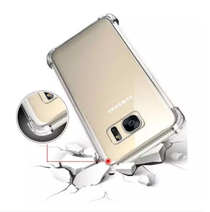 เคสใสกันกระแทก เคสสีดำ ซัมซุง โน้ต5 Tpu Samsung Galaxy Note5 Transparent Clear Cover Full Protective Anti-knock Case (5.7")