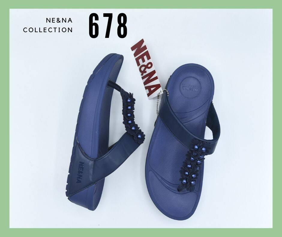 รองเท้าเเฟชั่นผู้หญิงเเบบเเตะ Flip Flop No. 678 NE&NA Collection Shoes