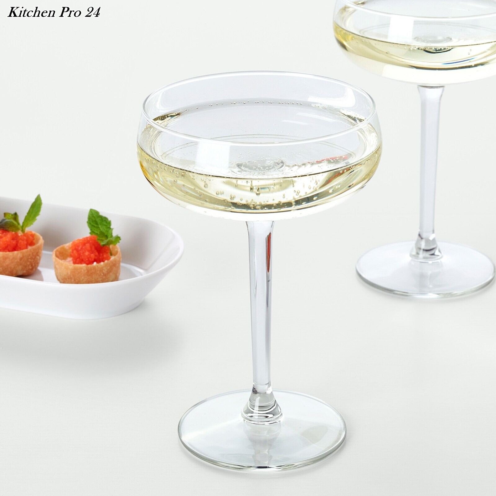 แก้วแชมเปญ แก้วใส 30 ซล. มาตรฐานการผลิตปราศจากสารปนเปื้อน  Champagne glass Champagne Coupe STORRET clear glass30 cl