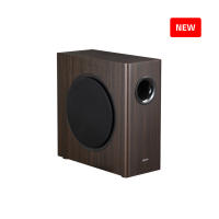 Edifier T5s ซับวูฟเฟอร์ขับเคลื่อน  กำลังขับรวม 70W RMS วูฟเฟอร์ระยะไกล 8 นิ้ว ความถี่ต่ำถึง 35Hz การเชื่อมต่อ RCA Line-in/Line-out