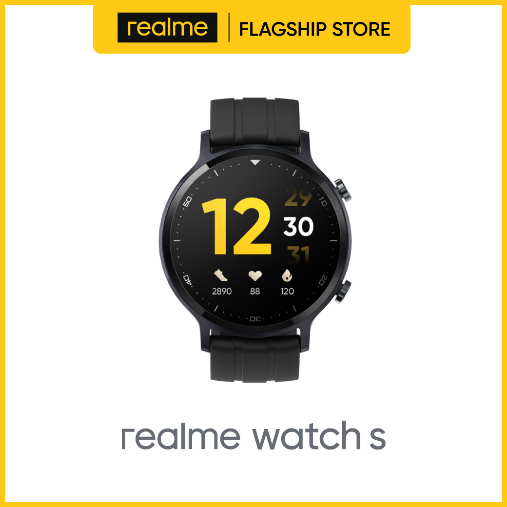 realme Watch S, Real-time Heart Rate Monitor, 15-Day Battery Life, Blood-oxygen Level Monitor