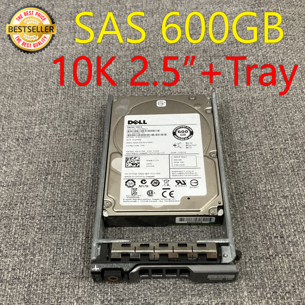 (ส่งฟรี) Dell Harddisk SAS 600GB 1.2TB 10K 2.5" พร้อม Tray 2.5" มือสองรับประกัน 3 เดือน ของใหม่ประกัน 1 ปี ส่งเร็ว ออก vat ได้ !!! ราคา 1,800 บาท*ส่งฟรี