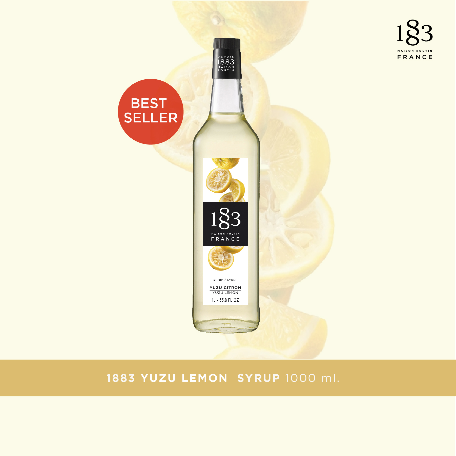 YUZU LEMON SYRUP 1000 ml. (SKU 4829) ราคา 665 บาท*ส่งฟรี