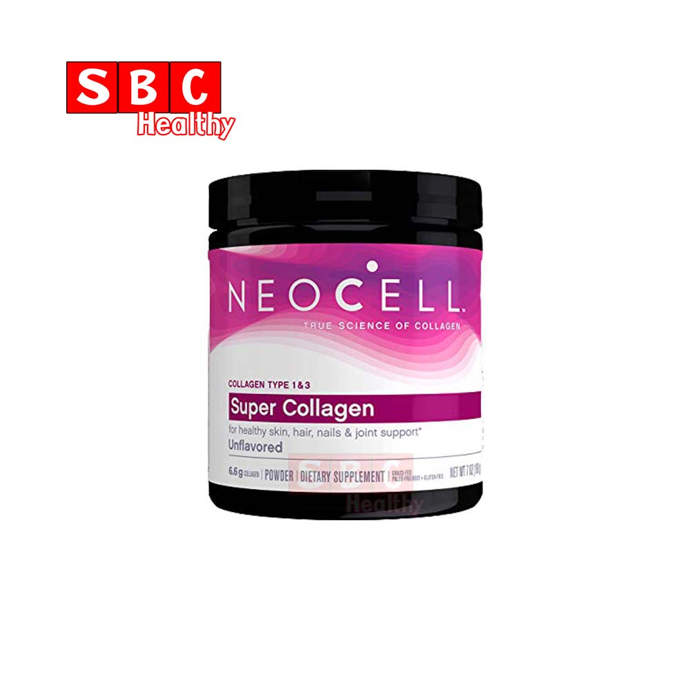 Neocell Super Collagen { ชนิดผง } Type 1&3 Powder คอลลาเจน  6000 mg ขนาด 198 กรัม