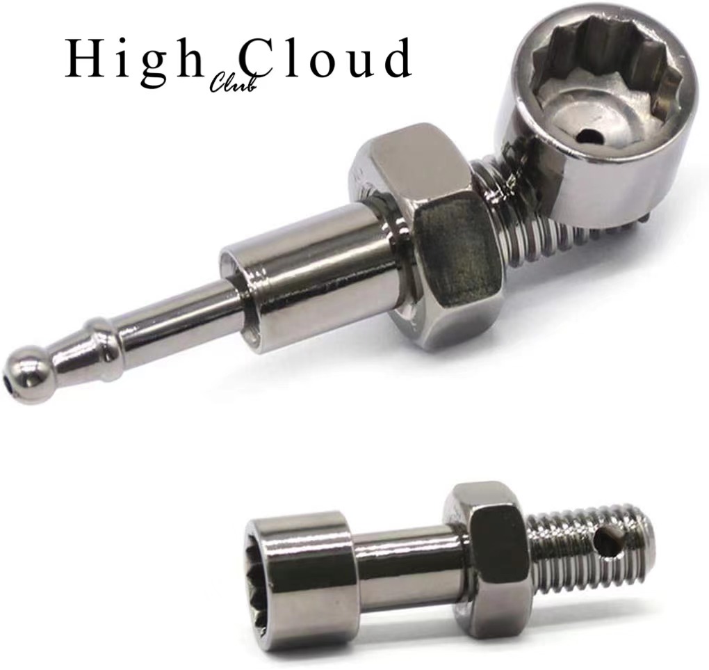 ไปป์ท่อสกรูโลหะขนาดเล็กแบบพกพาคุณภาพสูง  High Quality Portable Mini Metal Screw Pipe