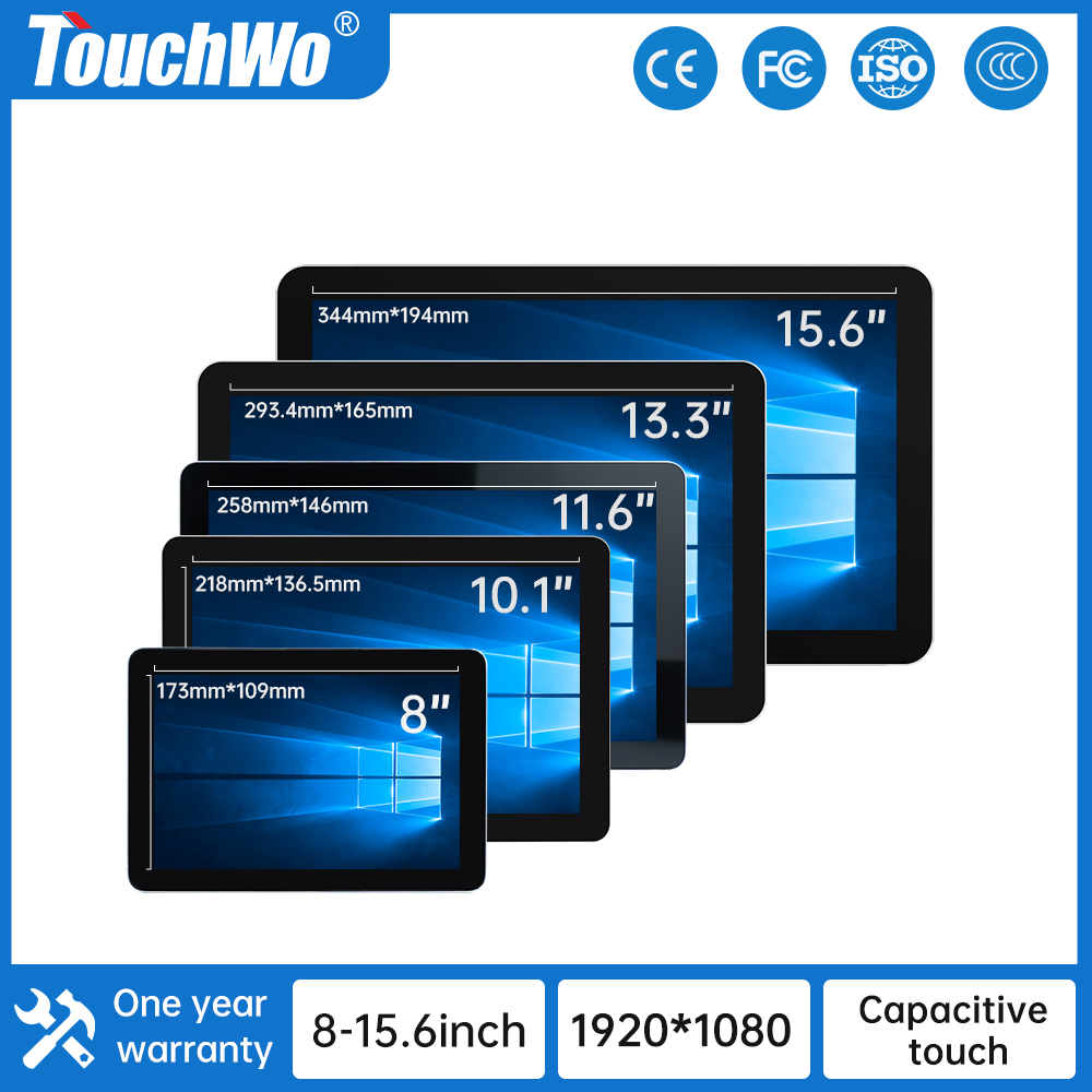 【Free Shipping】TouchWo 8 10.1 11.6 13.3 15.6 Inch Touch Screen Monitor Pos TFT Touchscreen Android Industrial All in one Touch Screen Computer Smart Home Touch Screen Control Panel Tablet Pc For Business ราคา 7,299 บาท*ส่งฟรี