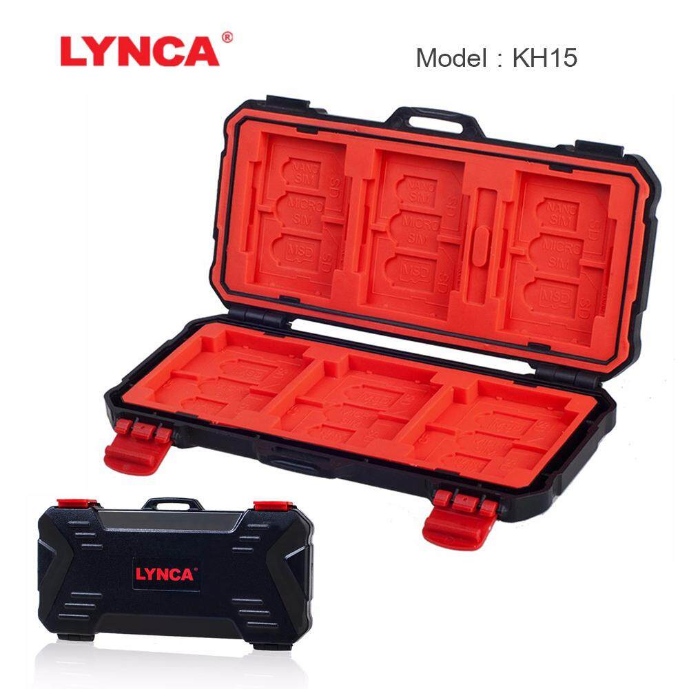 กล่องใส่เมมโมรี่การ์ด LYNCA MEMORY CARD BOX KH15 กันกระแทก/กันน้ำ (ได้ 36 ช่อง)