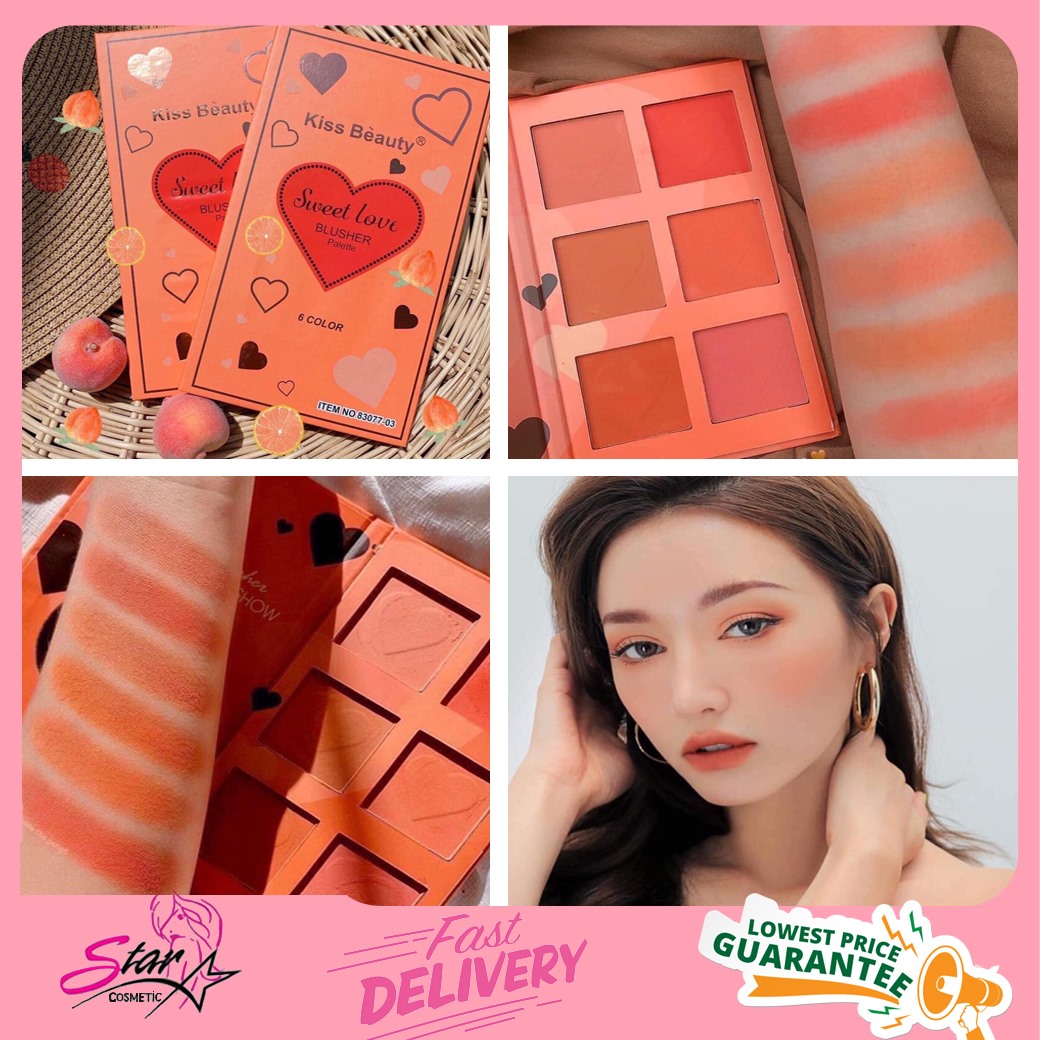 Kiss Beauty sweet love blusher palette