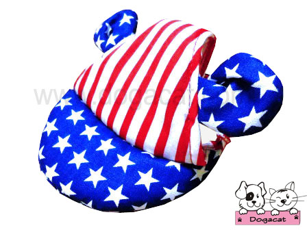 [พร้อมส่ง] Dogacat หมวกสุนัข หมวกหมา หมวกแมว หมวกมีหูลายสหรัฐ Size1-6