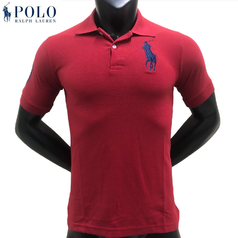 8 สีOriginal Ralph Laurensเสื้อโปโลLapelแขนสั้นผู้ชายใหม่เย็บปักถักร้อยสบายๆขนาดใหญ่ขนาดPOLO Men