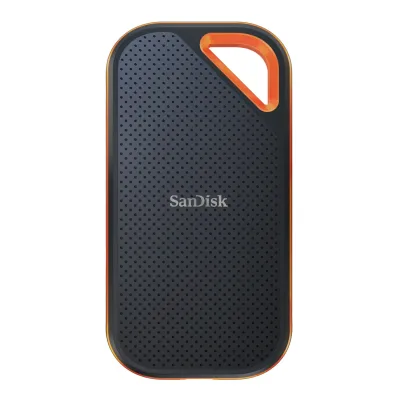 SanDisk Extreme Pro Portable SSD, SDSSDE81 2TB, USB 3.2 Gen 2x2, Type C - (SDSSDE81-2T00-G25)