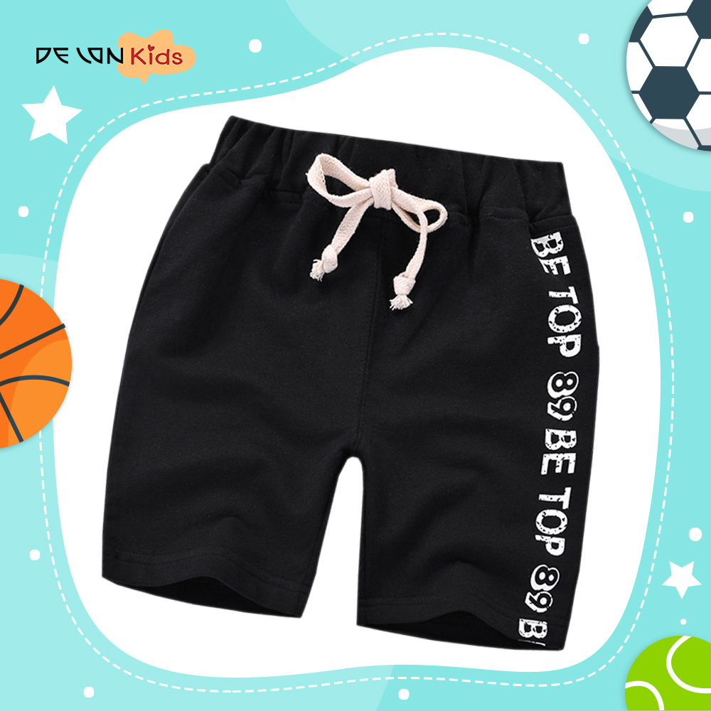 DELON KID กางเกงขาสั้น เด็ก เสื้อผ้าเด็ก เสื้อผ้าแฟชั่น ชุดเด็กผู้ชาย ผ้าคอตตอน 100% เอวยางยืด AA6023 ** SIZE L , 2XL , 3XL ** ราคา 158 บาท*ส่งฟรี