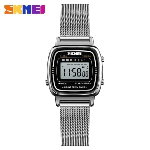 สินค้า SKMEI 1252 Digital Watch ของแท้ 100% ส่งในไทยไวแน่นอน นาฬิกาข้อมือผู้หญิง สไตล์ Casual Bussiness Watch จับเวลา ตั้ง