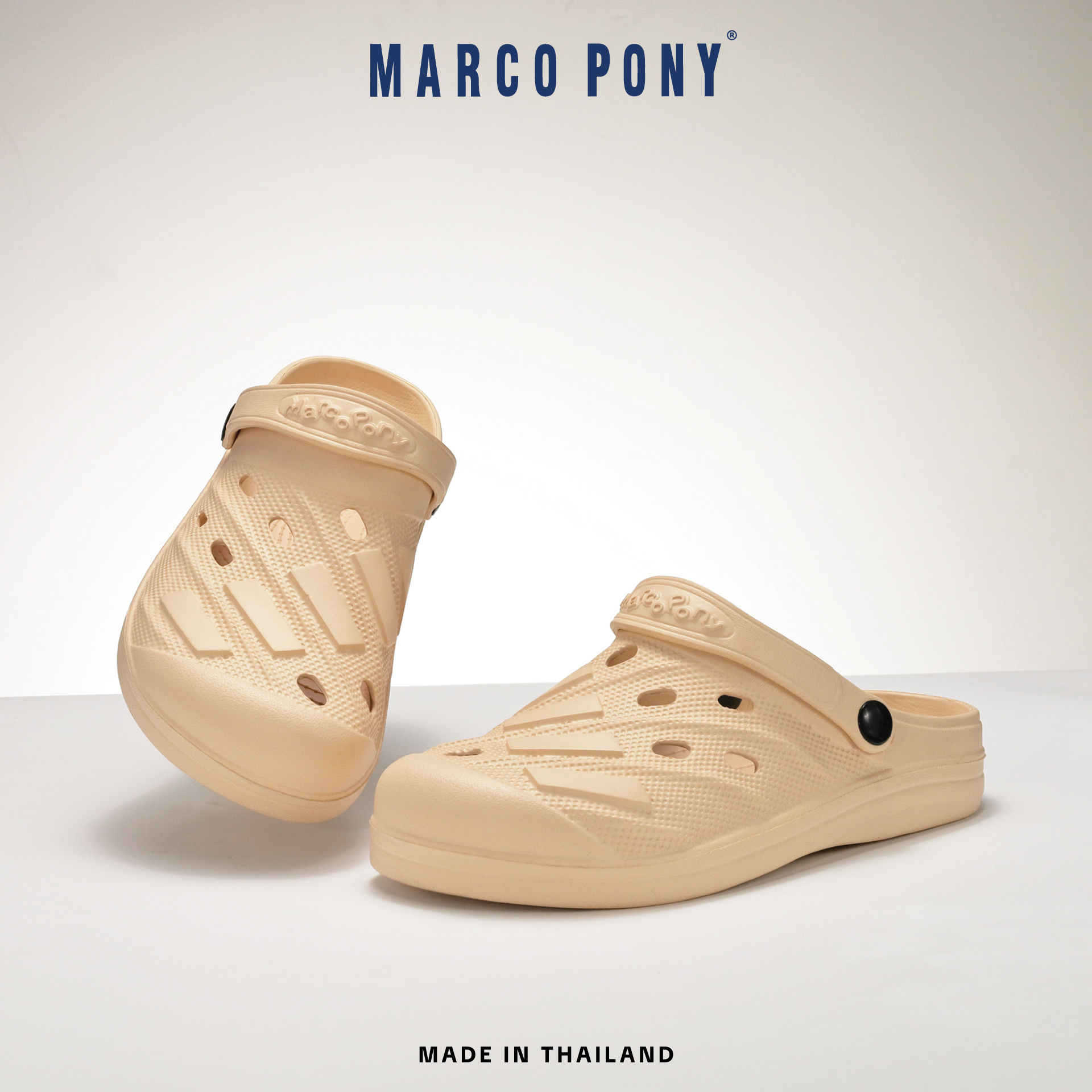 Marco pony slippers big head slippers women sandals soft shoes pedal light lazy anti-slip indoor and outdoor slippers mh9016w ราคา 119 บาท*ส่งฟรี