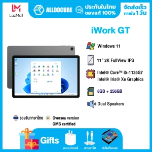 สินค้า 【NEW】Alldocube IWork GT 2-in-1 PCแท็บเล็ต11นิ้ว 2K หน้าจอ Intel 2022 Win 11 8GB + I5-1135G7 GB SSD WiFi 6 2-In-1 Windows แท็บเล็ตสำหรับทำงาน