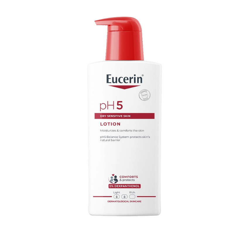 Eucerin pH5 DRY SENSITIVE SKIN LOTION 400 ML ยูเซอริน โลชั่นปรับสมดุลผิว สำหรับผิวแห้ง ผิวบอบบาง ...