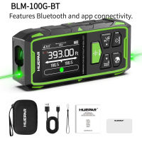 Huepar Laser Measure 393Ft เครื่องวัดระยะเลเซอร์ พร้อมเลเซอร์เขียว 2 ทิศทาง วัดได้ 120m - วัดความยาว/พื้นที่/ปริมาตร/มุม แบตเตอรี่ชาร์จได้ (ส่งฟรี)
