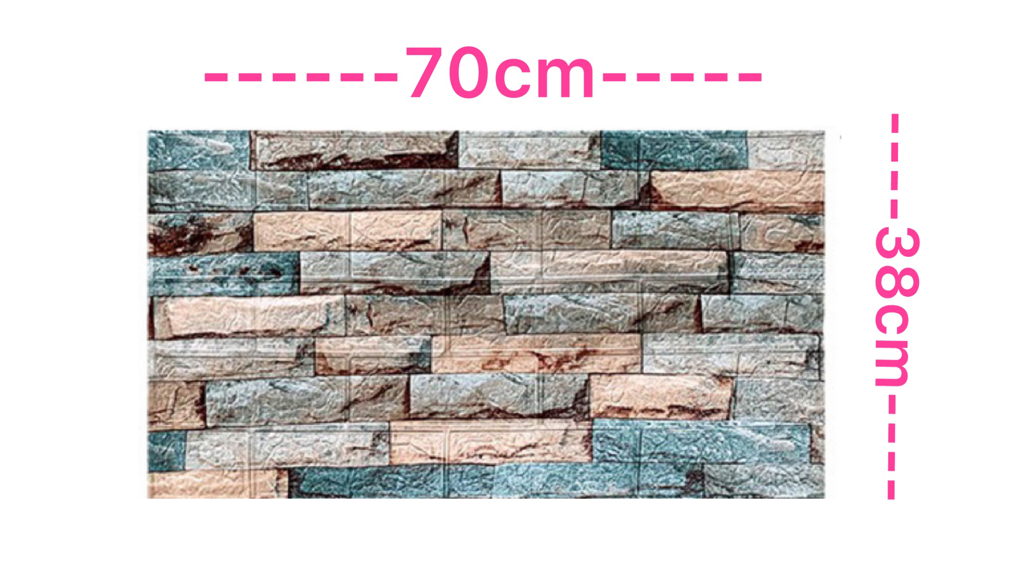 Wallpaper 3d วอลเปเปอร์ผนัง วอลเปเปอร์ 3d อุปกรณ์ตกแต่งผนัง มีกาวในตัว ตกแต่ง่าย ติดผนัง ลายอิฐ กันเสียง กันน้ำ กันกระแทก วอลเปอรติดผนัง
