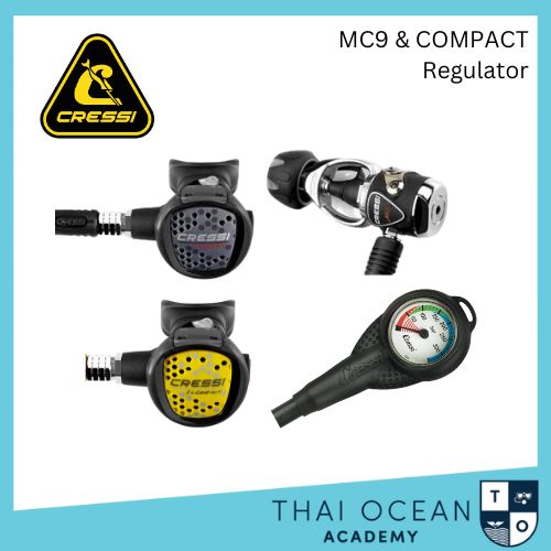 Cressi MC9 & COMPACT Regulator ราคา 21,240 บาท*ส่งฟรี