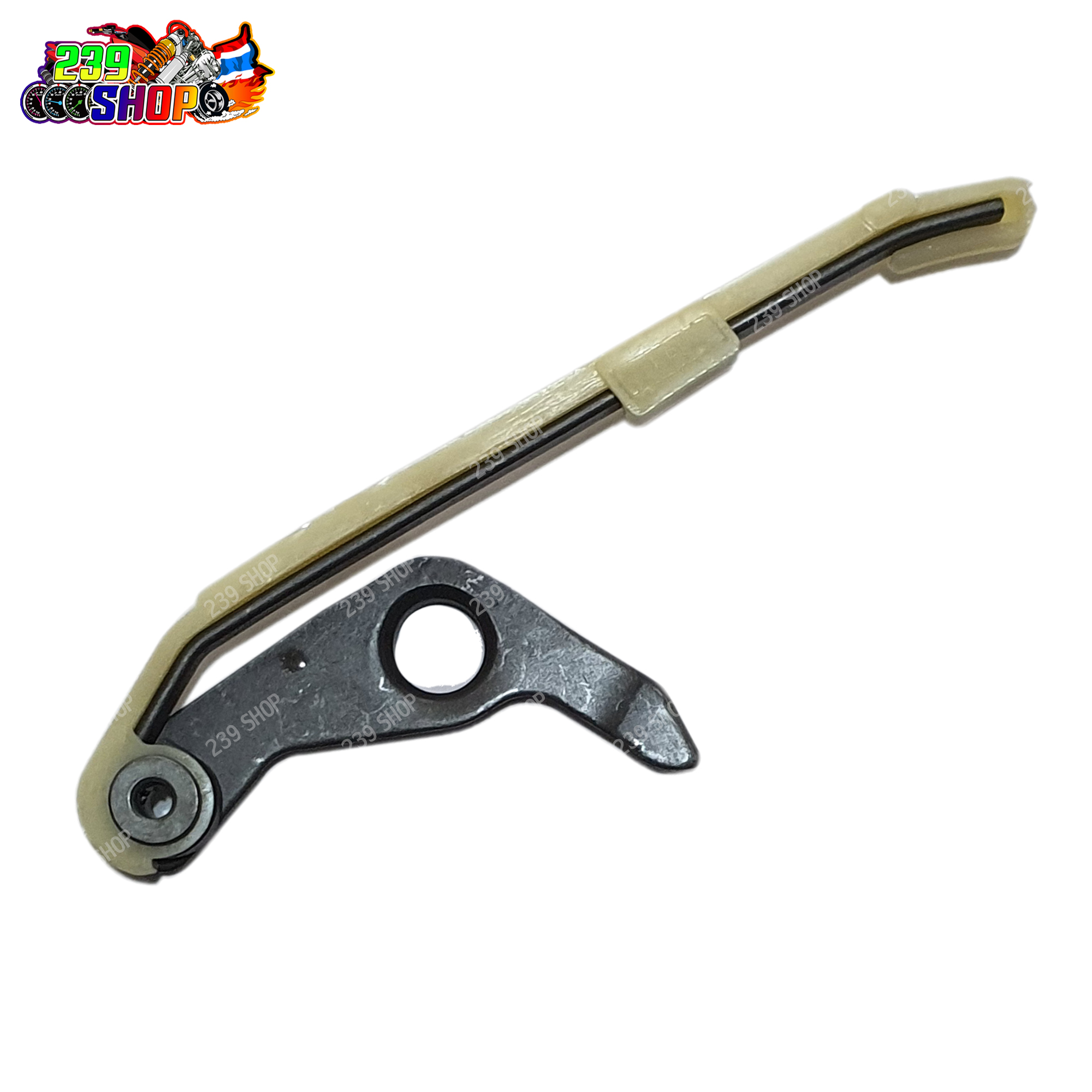 สะพานกดโซ่ราวลิ้น แต่ง WAVE125I-NEW MSX ขากดโซ่ราวลิ้น ใส่แทนของเดิมได้ อะไหล่แต่ง 239 SHOP ราคา 60 บาท*ส่งฟรี