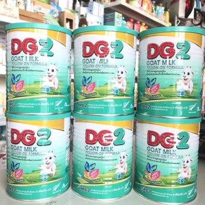 DG-2 ดีจีอาหารทารกจากนมแพะ สำหรับช่วงวัยที่ 2 ขนาด 400 กรัม (6 กระป๋อง)