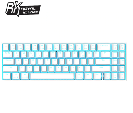 RK71 คีย์บอร์ด gaming keyboard RGB&แสงเดียว bluetooth 3.0 แป้นพิมพ์ Gaming Mechanical  คีย์บอร์ดเกม 71Keys