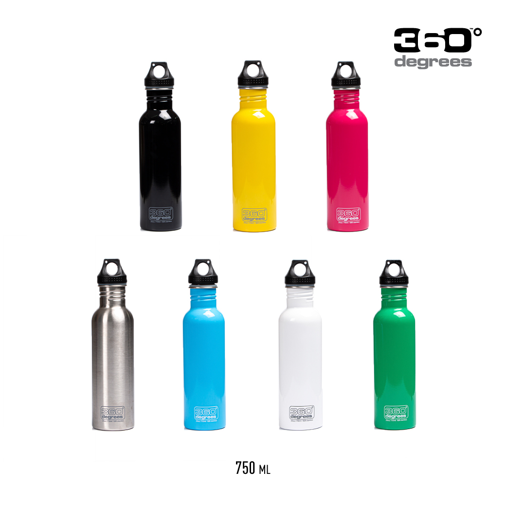 360 Degrees SINGLE WALL STAINLESS BOTTLE SIZE 750 ml กระบอกน้ำ