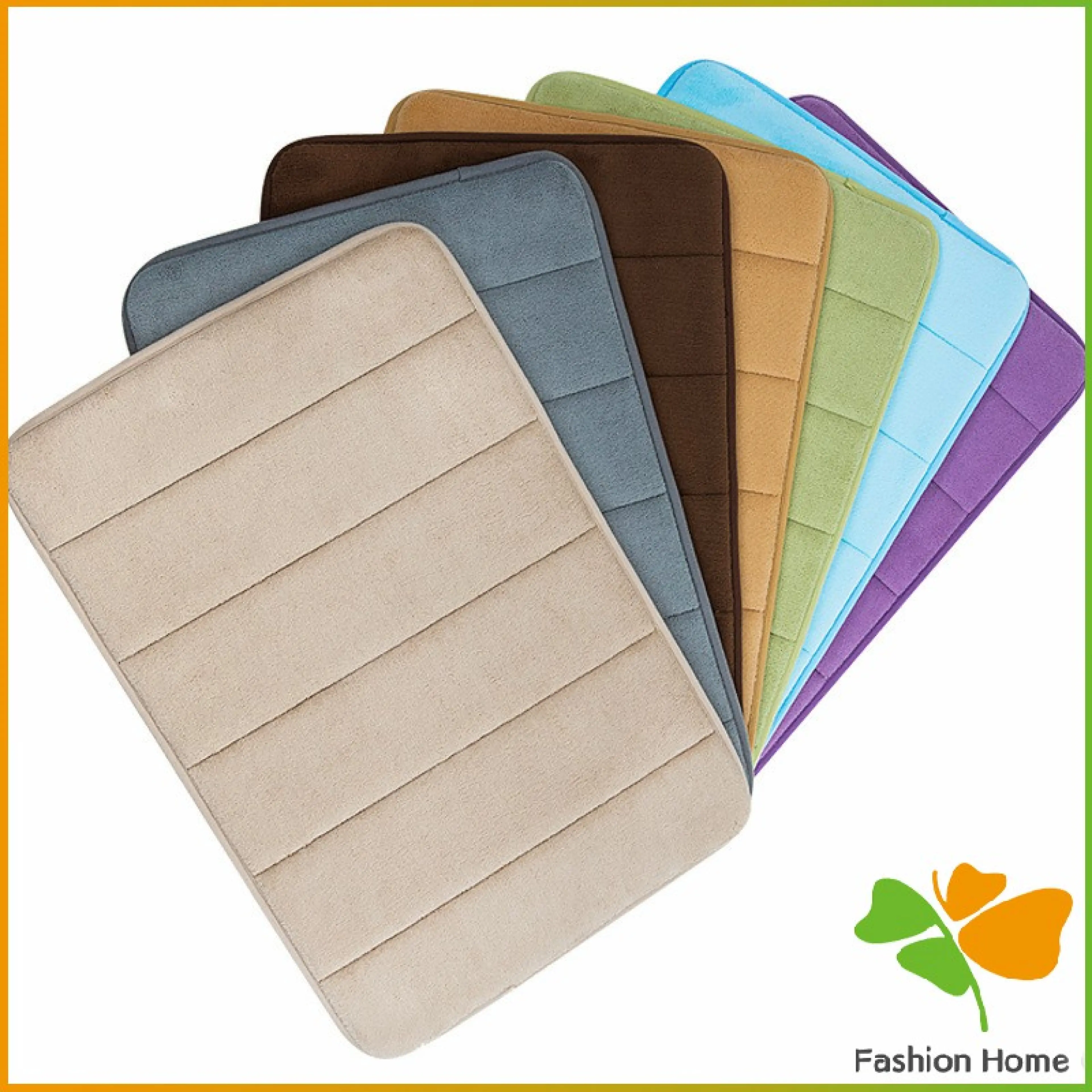 Doormat 40X60 cm Memory Foam Anti-Slip Carpet Doormat Bathroom Carpet Anti-Slip Mat Fashion
