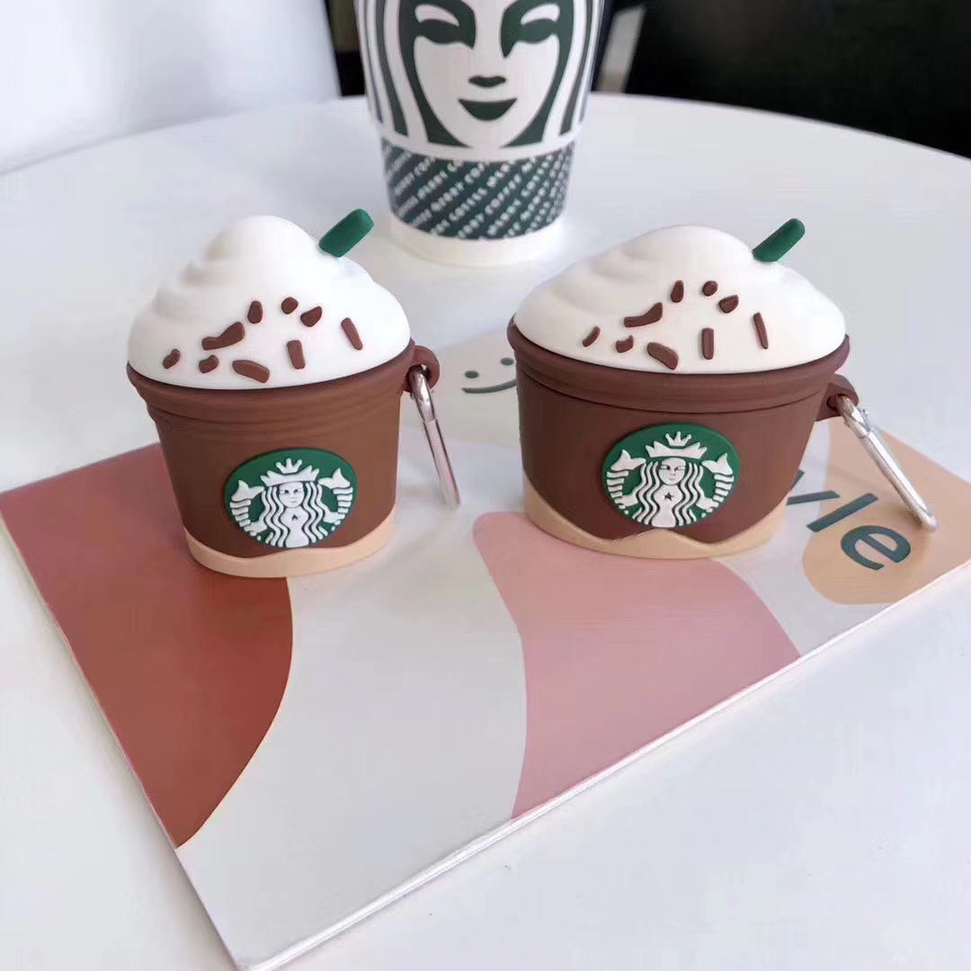 เคส แอร์พอด แอร์พอดโปร Starbuck Cup น้ำตาล เคสแอร์พอด เคสแอร์พอดโปร เคสหูฟังไร้สาย เคสหูฟังบลูทูธ เคสairpods pro