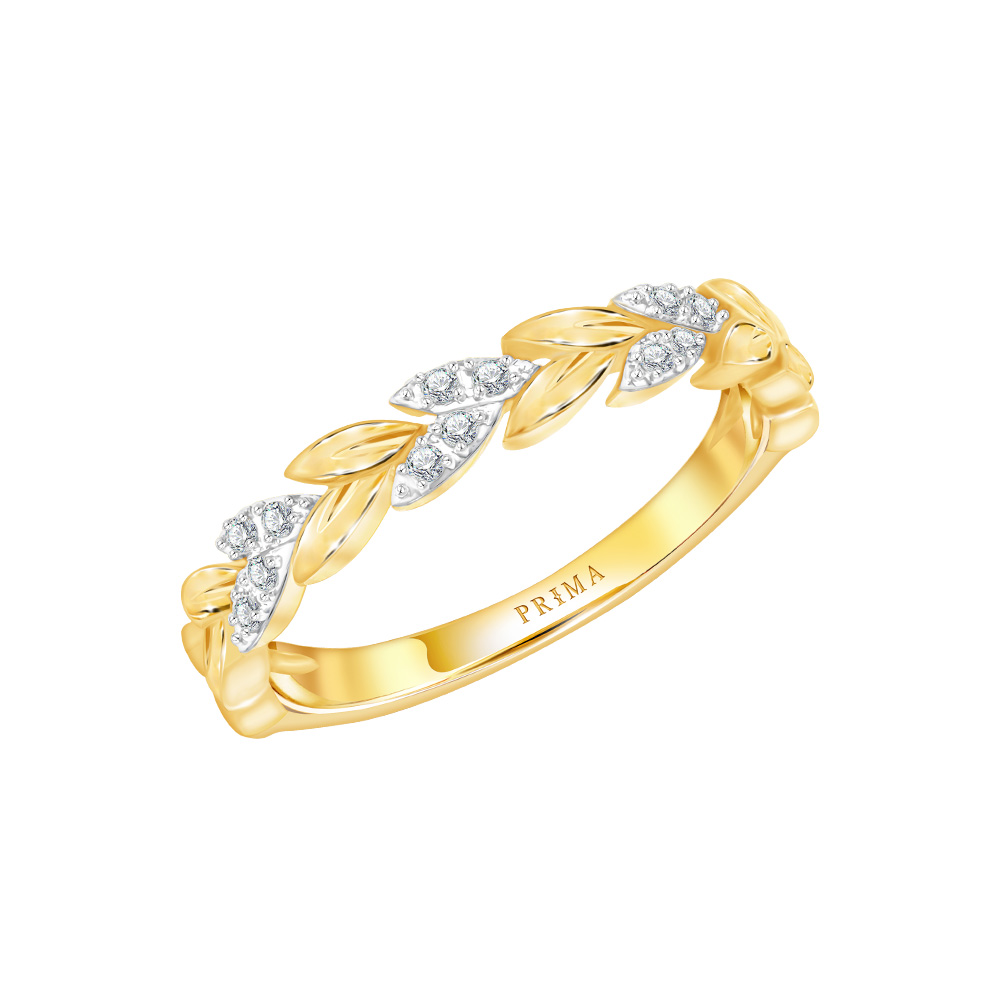 Prima Diamond Ring, 9K Yellow Gold Case, Victoriana Collection 991R5454-01 ราคา 13,500 บาท*ส่งฟรี