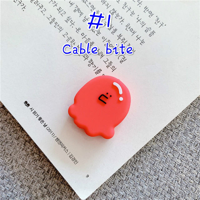 INS Cable Bite Protection rนอมสายชาร์จลายการ์ตูน