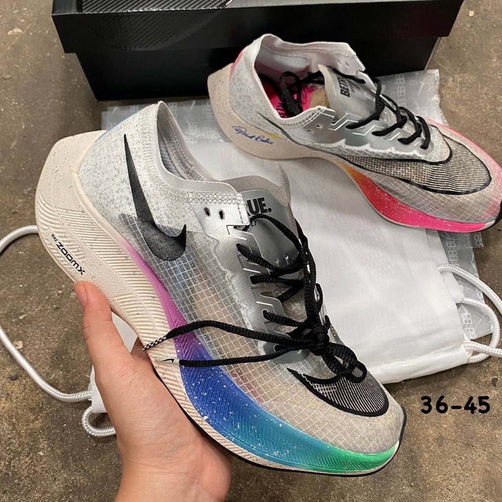 ?SALE 40% รองเท้าวิ่งNlke ZoomX Vaporfly NEXT% sz: 36-45 [กล่องดำ+ ถุงผ้า+มีใบ certificate] รองเท้าวิ่ง รองเท้าออกกำลังกาย รองเท้าวิ่งมาราธอน